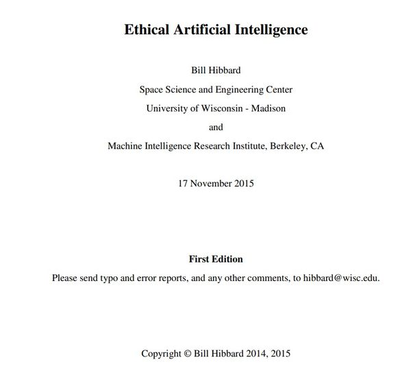 [Tycoon Research] Ethical Artificial Intelligence:
